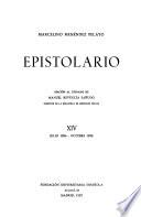 Epistolario: Julio 1896-Octubre 1898