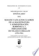 Epistolario: Mayans y los altos cuadros de la magistratura y administracion Borbonica, 3 Fernando Jose De Velasco Ceballos (1753-1781)