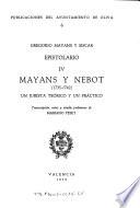 Epistolario: Mayáns y Nebot (1735-1742): un jurista teórico y un práctico