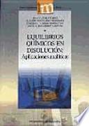 Equilibrios químicos en disolución