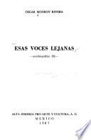 Esas voces lejanas