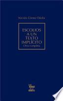 Escolios a un texto implícito