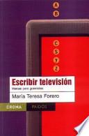 Escribir televisión