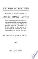 Escrito de defensa presentado en segunda instancia
