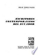 Escritores contemporáneos del Ecuador