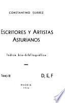 Escritores y artistas asturianos