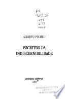 Escritos da indiscernibilidade