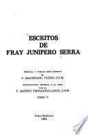 Escritos de Fray Junípero Serra