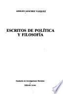 Escritos de política y filosofía