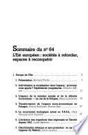 Espaces et sociétés