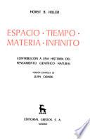 Espacio, tiempo, materia, infinito