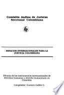 Espacios internacionales para la justicia colombiana