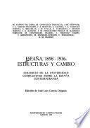 España, 1898-1936
