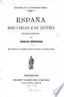 España bajo Carlos II de Austria