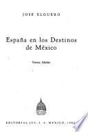 España en los destinos de México