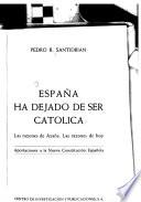 España ha dejado de ser católica