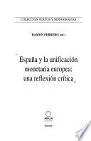 España y la unificación monetaria europea