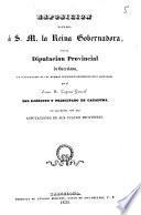 Esposición [sic] elevada á S.M. La Reina Gobernadora, por la Diputación Provincial de Barcelona, en justificacion de las medidas economico-adminitrativas adoptadas por el Exmo. Sr Capitan General del Ejército y Principado de Cataluña, de acuerdo con las Diputaciones de sus cuatro provincias