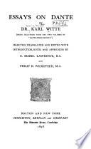 Essays on Dante