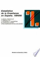 Estadística de la enseñanza en España, 1994-95