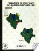 Estadística de resultados del proceso electoral 2001