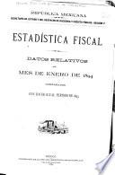 Estadística fiscal