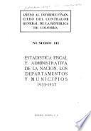 Estadística Fiscal y Administratica