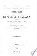 Estadística general de la República Mexicana