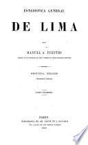 Estadistica general de Lima