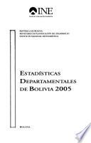 Estadísticas departamentales de Bolivia, 2005