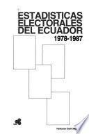 Estadísticas electorales del Ecuador, 1978-1987