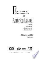 Estado y economía en América Latina