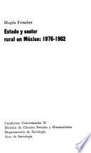 Estado y sector rural en México, 1976-1982
