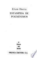 Estampida de poemínimos