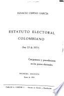 Estatuto electoral colombiano