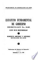 Estatuto fundamental de gobierno