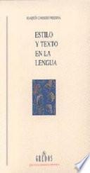 Estilo y texto en la lengua