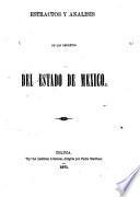 Estractos y analysis de los decretos del estado de México