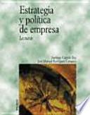 Estrategia y política de empresa