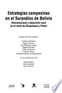 Estrategias campesinas en el surandino de Bolivia