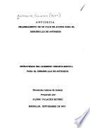 Estrategias del gobierno departamental para el desarrollo de Antioquia