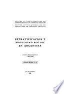 Estratificación y movilidad social en Argentina