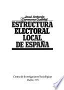 Estructura electoral local de España