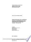 Estructura social de la Argentina: Total del país