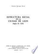 Estructura social de la ciudad de León (siglos XI-XIII)