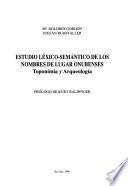 Estudio léxico-semántico de los nombres de lugar onubenses