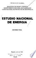 Estudio nacional de energía