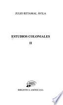 Estudios coloniales