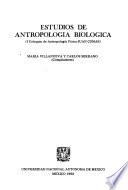 Estudios de antropología biológica