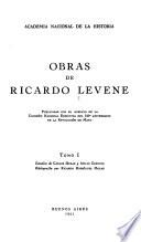 Estudios, de C. Heras y a. Cornejo. Bibliografia, por R. Rodriguez Molas